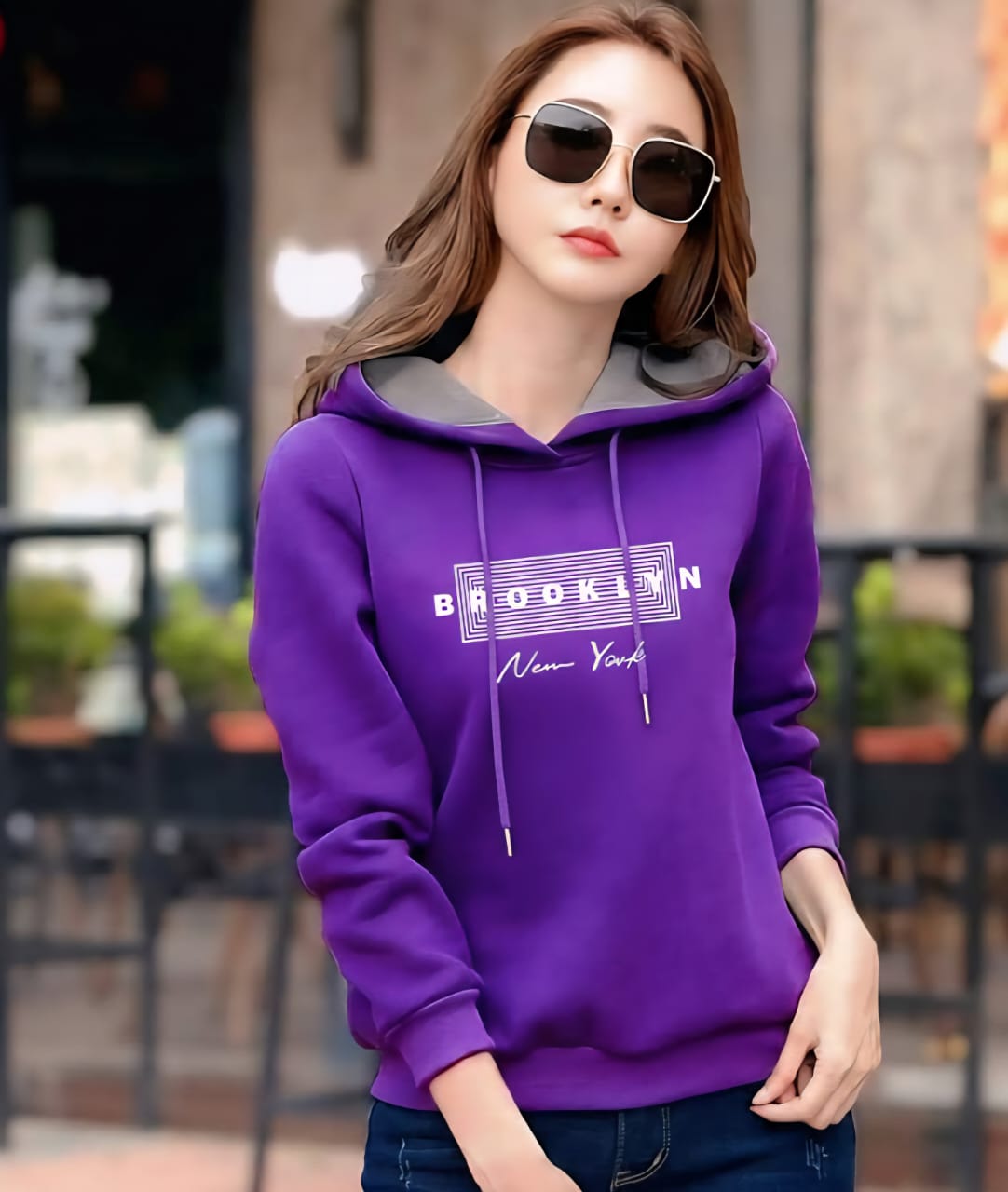 Ladies Cotton Hoodie