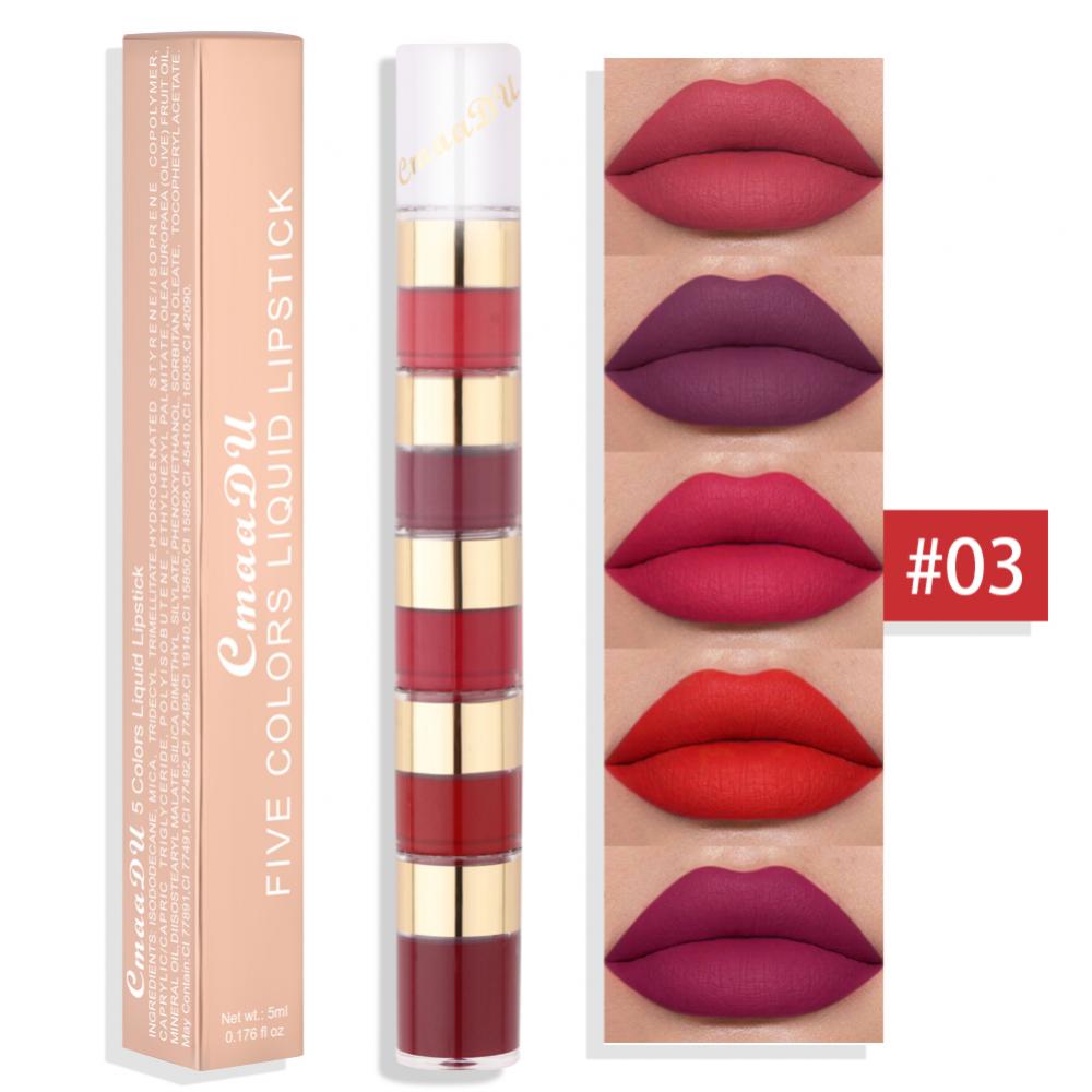 CMAADU 20 Colors Matte Liquid Lipstick Set | Waterproof & Long Lasting - Image 5